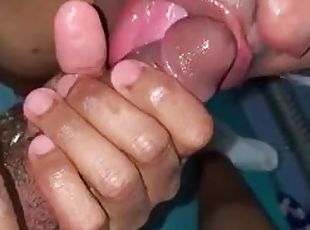 Trudy slurps dick