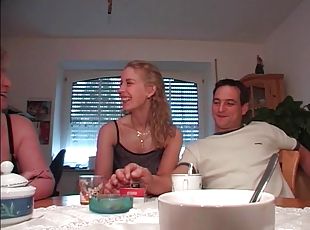 Sexy scenes of amateur FFM threesomes with wives sharing hubby