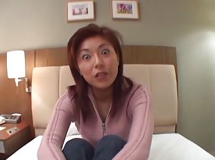 Horny mature Japanese bitch wants a man's dick desperately
