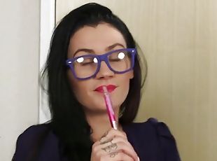 birou-office, muie, bdsm, sex-in-grup, britanic, birou, femdom