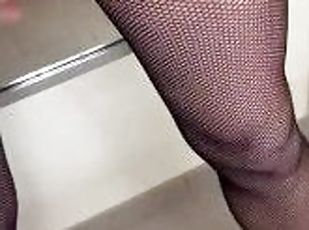 klitta, masturbation, orgasm, kvinnligt-sprut, anal, cumshot, leksak, strumpor, sprut, dildo