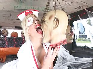 Halloween sex with pornstar nurse