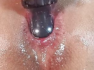 orgasms, tūpļa, japāņu, masāža, norīt, solo, closeup, dirsa