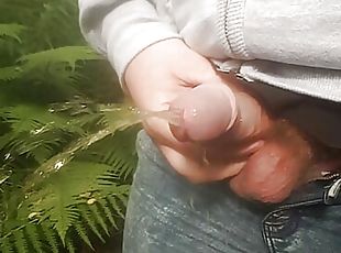 masturbation, en-plein-air, pisser, public, amateur, ejaculation-sur-le-corps, énorme-bite, gay, ejaculation, solo