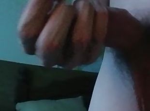LOOK AT THIS DICK!! Wish someone was here to swallow my cum????????...