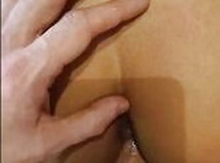 cona-pussy, amador, anal, adolescente, penetração-de-braço, pov, leite, tatuagem