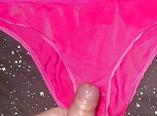 Pink Panties & Cum