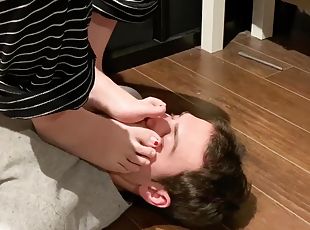 Sniffing My Girlfriends Sweaty Toes