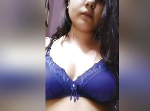 Today Exclusive- Hot Punjabi Girl Strip Her Cloths And Shows Nude B...