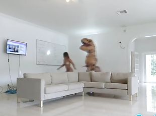 Fucked by a big dick t rex