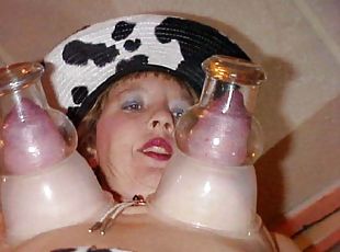 Slideshow of tit milking girl