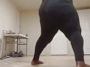 cul, gros-nichons, amateur, ébène, milf, belle-femme-ronde, danse, solo