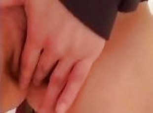 Hairy pussy milf fingering
