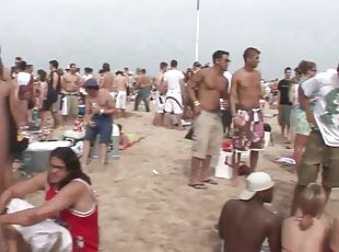 Hot Bikini Babes Party at the Beach