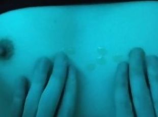 Squishy big boobs nipples of sex doll asmr oil hard massage pov ama...