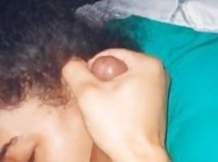 amateur, fellation, ejaculation-sur-le-corps, ébène, énorme-bite, ados, latina, black, hirondelle, point-de-vue