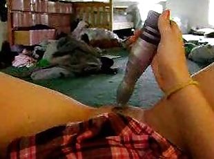 masturbare-masturbation, pasarica, adolescenta, jucarie, pov, dildo