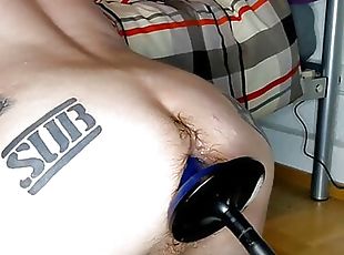 anal, jouet, gay, européenne, euro, machines, solo, tatouage