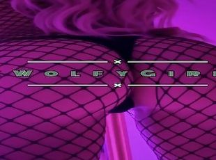 My Horny Stepsister WolfyGirl Cosplayed Cybergirl And Fucked Hard