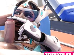 Horny Cute Heroes from Game Overwatch Fucked