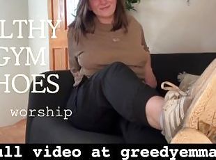 Filthy Gym Shoes Foot Worship - Sneaker Fetish and Humiliation