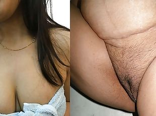 she has revealed her big boobs and her shaved pussy. While one dild...