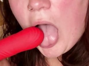 amatööri, suihinotto, lelu, käsihomma, isot-upeat-naiset, pov, dildo, soolo