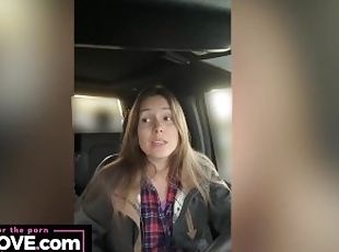 Babe rambles about personal life while driving big truck around town - Lelu Love