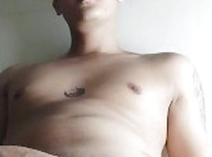 amateur, chorro-de-corrida, polla-enorme, gay, paja, a-solas, gay-joven, tatuaje, polla