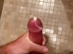 Didn't have much time in the shower had to cum quickly