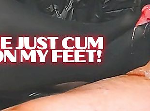 orgasme, strømpebukser, bdsm, slave, fødder, sperm, bondage, elskerinde, fodjob, femidom