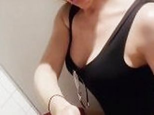 Fucking my bitch in shopping mall pay office -full clip on my Onlyf...