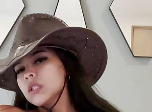 Riding Hard: Hot Latina Cowgirl Gets Wild in the Saddle! - Ivy Flor...