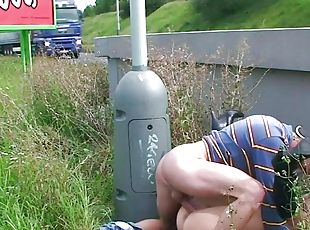 Crazy couple has sex at auro track with terrific blowjob and erotic...