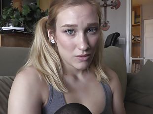 Kasey Miller with natural tits enjoys while being fucked - POV