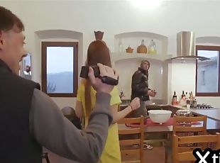 Rebecca volpetti fucked in kitchen