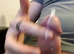 Watch Me Cum From Only ONE Finger - Hot Stud Jerking Off - EDGING N...
