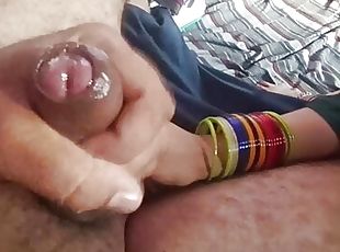 cumshot-keluarnya-sperma, buatan-rumah, handjob-seks-dengan-tangan-wanita-pada-penis-laki-laki, hindu, menelan, sperma