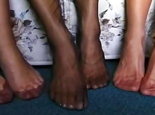 babe, ayaklar, uzun-çoraplar, kanape, mükemmel, fetiş, naylon, muziplik