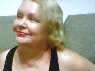 masturbation, amateur, granny, belle-femme-ronde, webcam, belle