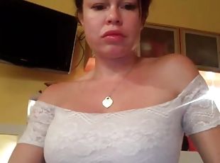 tetas-grandes, masturbación, coño-pussy, madurita-caliente, webcam, a-solas