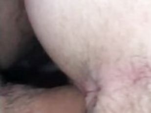 röv, pappa, amatör, brudar, gigantisk-kuk, hardcore, creampie, pov, farsan, kuk