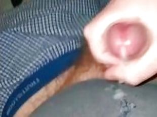 énorme, masturbation, amateur, ejaculation-sur-le-corps, joufflue, sale, ejaculation, solo, bite