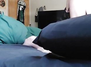 Giving my husband a blowjob and sex to wake him up