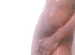 bañando, amateur, gay, negra, ducha, a-solas, gay-joven, africano, polla