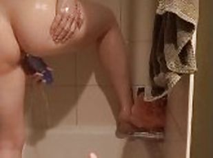 bañando, masturbación, coño-pussy, amateur, madurita-caliente, juguete, con-los-dedos, jóvenes18, consolador, ducha