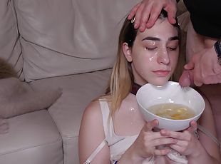 Nasty girlfriend loves being tortured during anal penetration