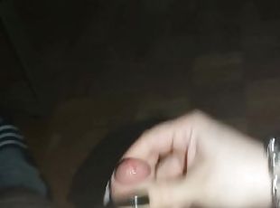 Helping Hand with Long Nails on the couch cum relief for Small Cock...