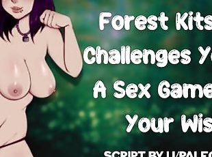 Slutty Forest Kitsune Challenges You To A Sex Game [Horny For Human...