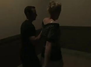 Bondage fun with a kinky blonde babe